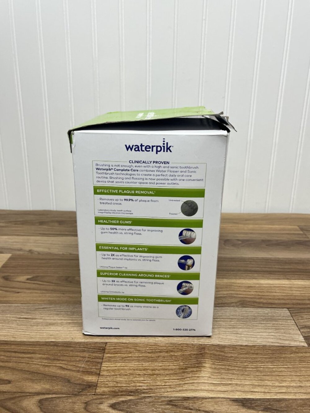 Waterpik Completecare Sonic 5.0 Water Flosser & Electric Toothbrush White Open B - Picture 3 of 16